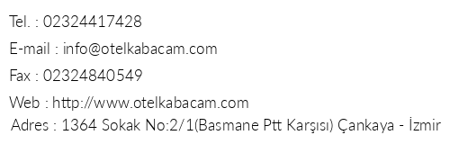 Hotel Kabaam telefon numaralar, faks, e-mail, posta adresi ve iletiim bilgileri